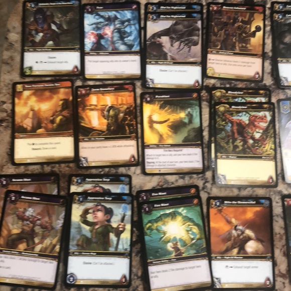 World of Warcraft trading card game heroes of Azeroth starter deck. 126 cards. - Picture 3 of 17